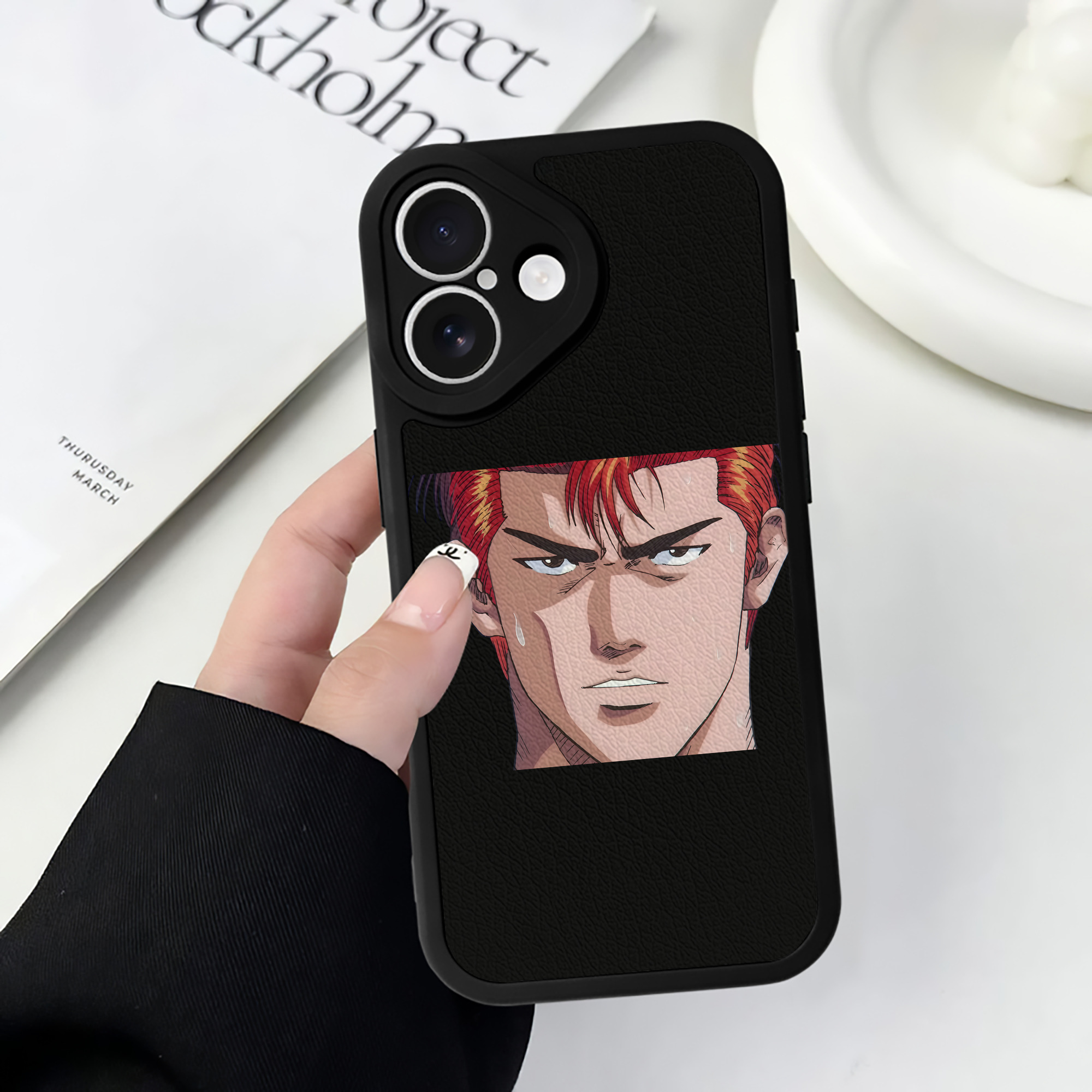 （画像用） SLAM DUNK／スラムダンク 【iPhone 16シリーズ対応】シリコンスマホケース（レザー調） 材質：シリコン